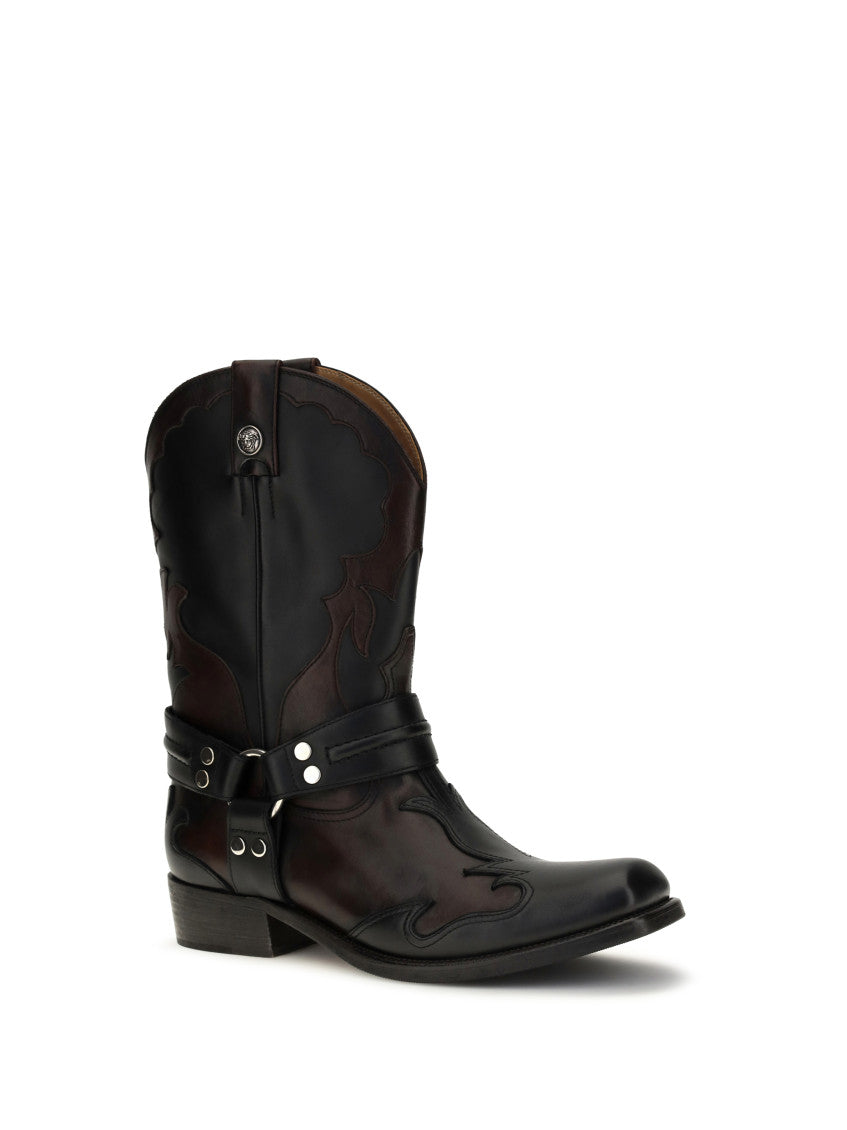 Black Sylvester Western Boots 2