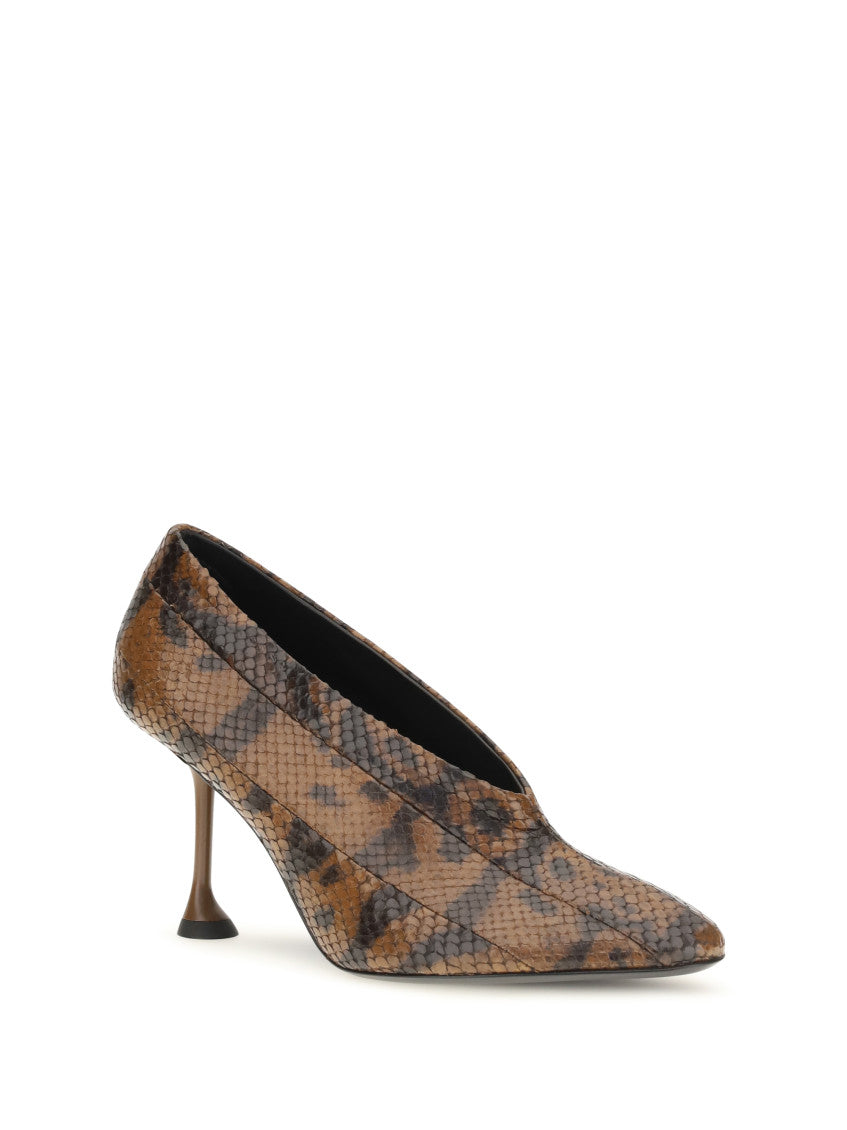 Brown Slip-on Pumps 2