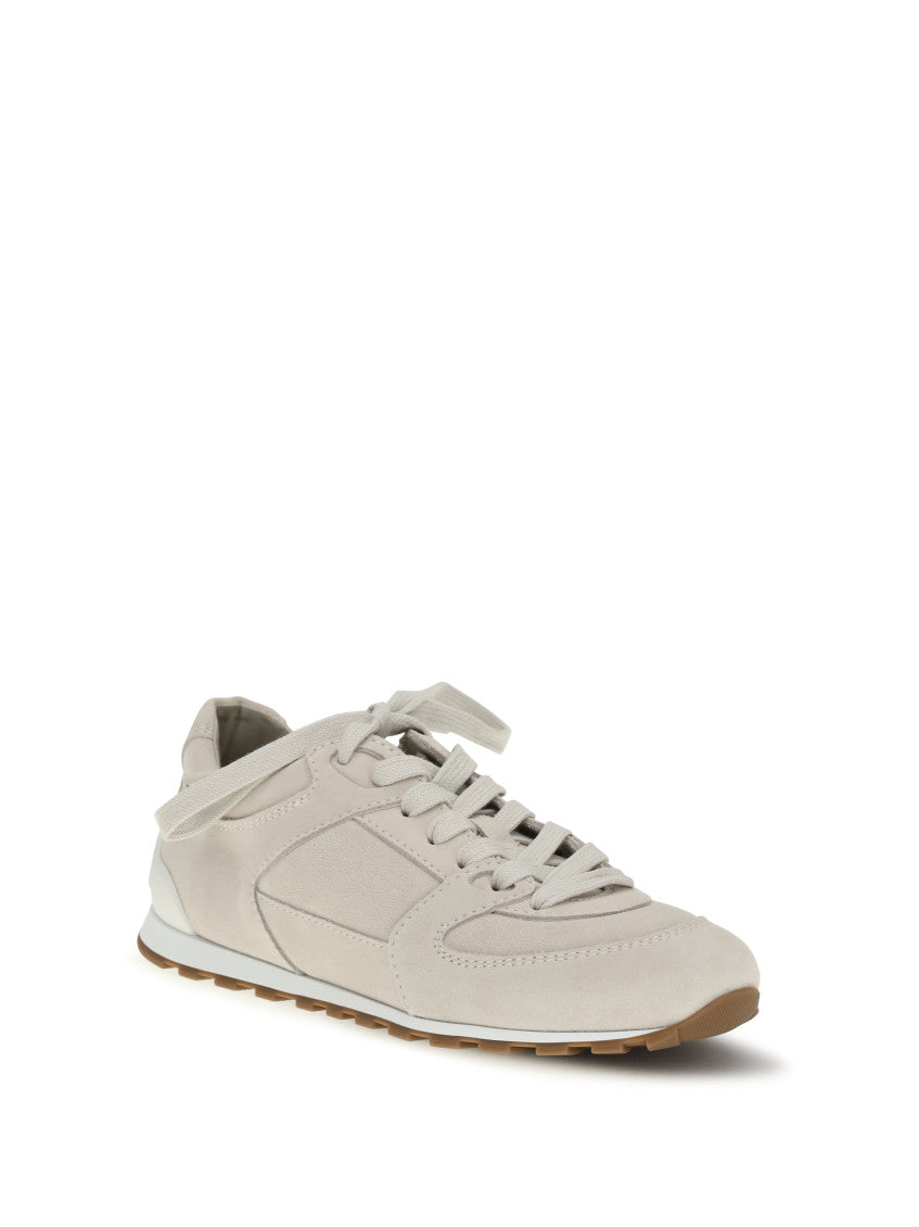 Off White Suede Sneakers 2