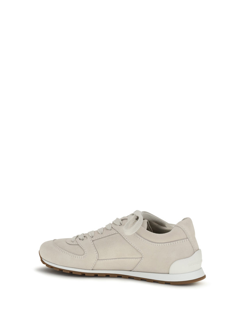 Off White Suede Sneakers 3