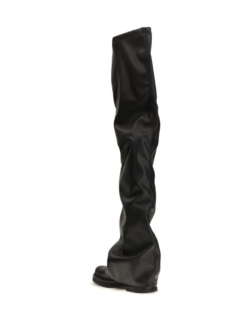 Black Robin Suede Boots 3