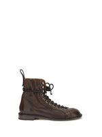 Brown Leather Ankle Boots 1