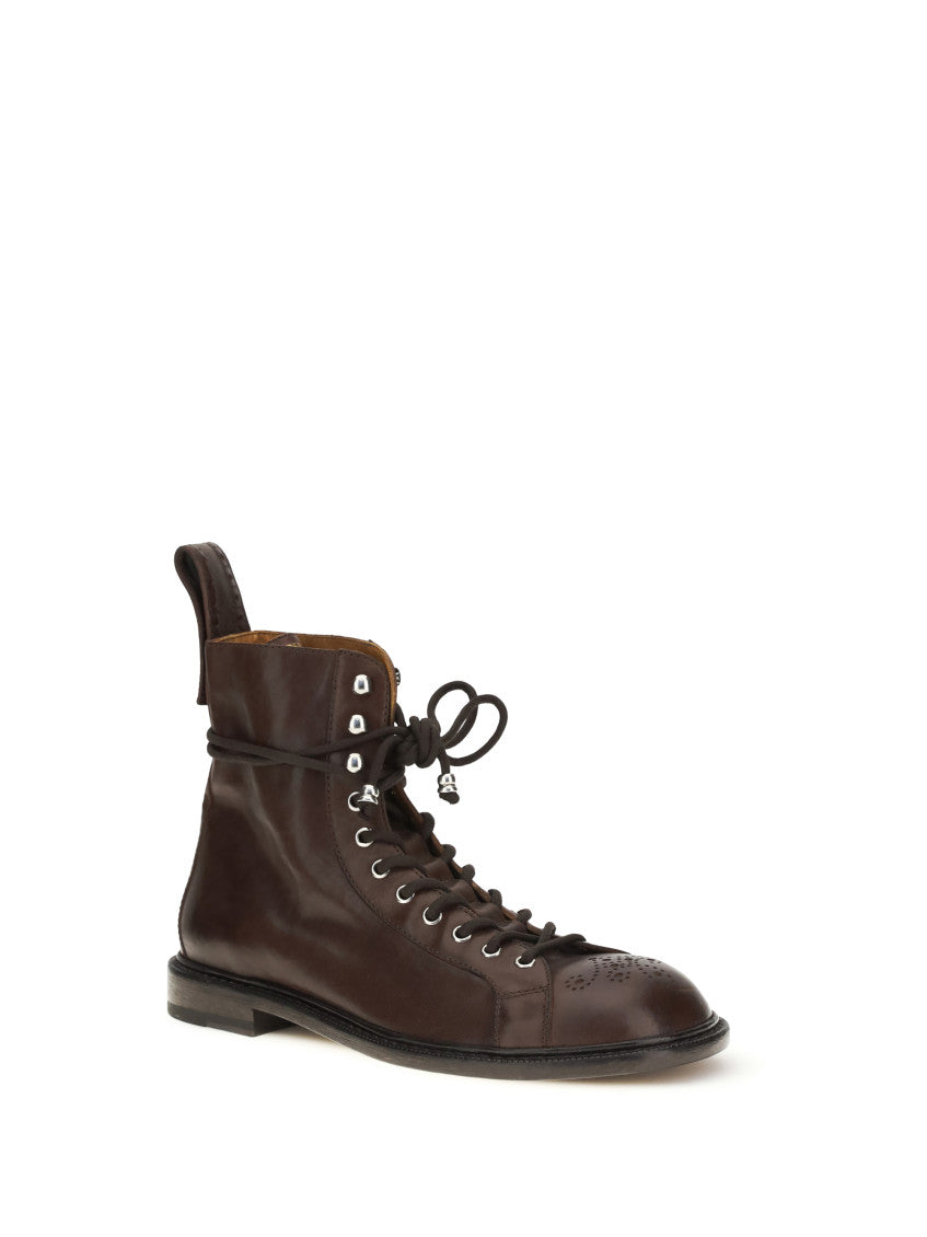 Brown Leather Ankle Boots 2