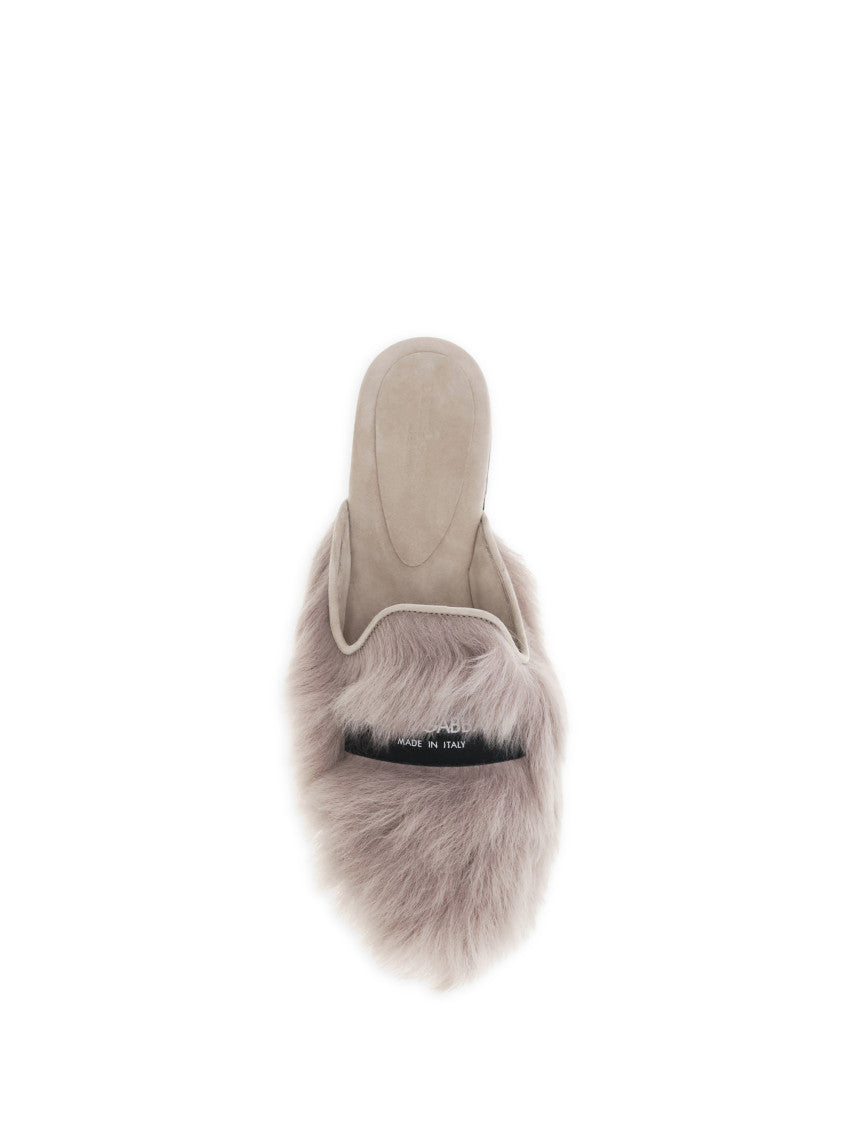 Grey Slip-on Sandals 4