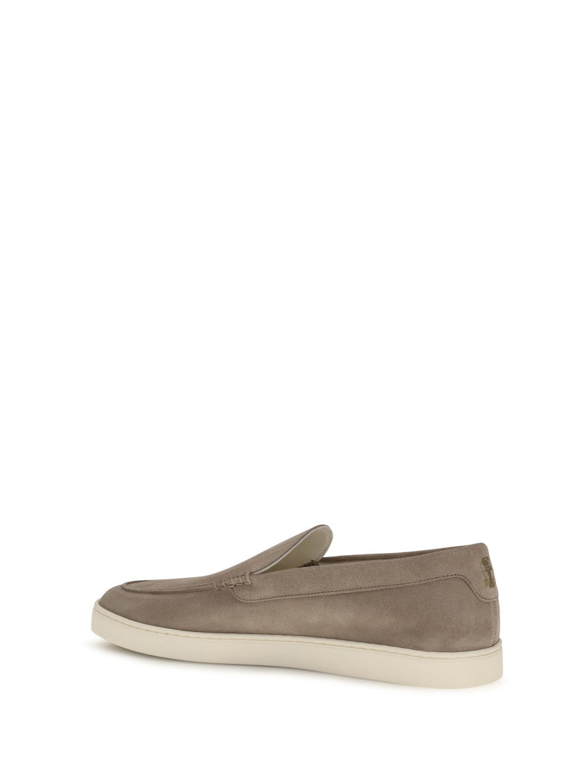 Grey Suede Loafers 3