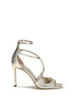 Gold Azia Glitter Heels 1