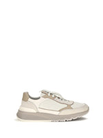 Off White Leather Sneakers 1
