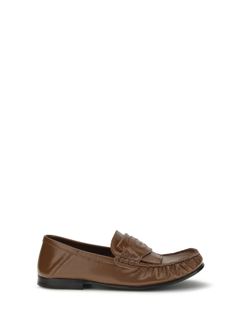 Brown Leather Loafers 1