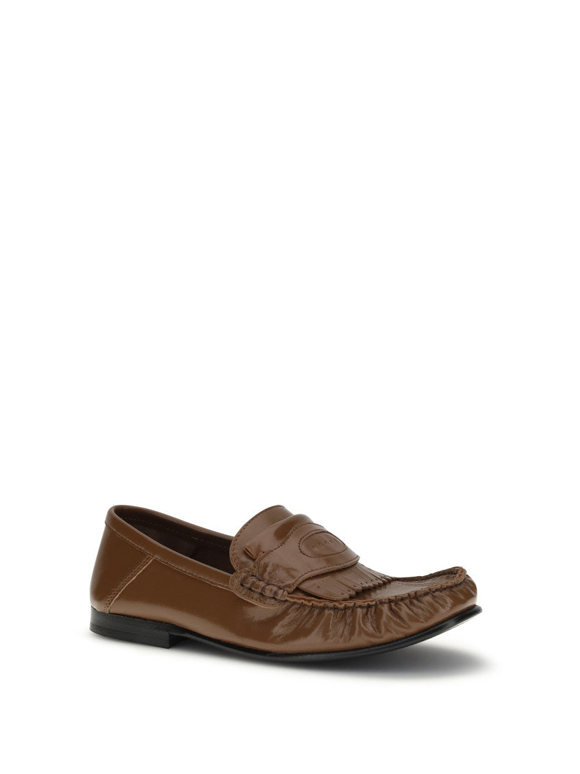 Brown Leather Loafers 2