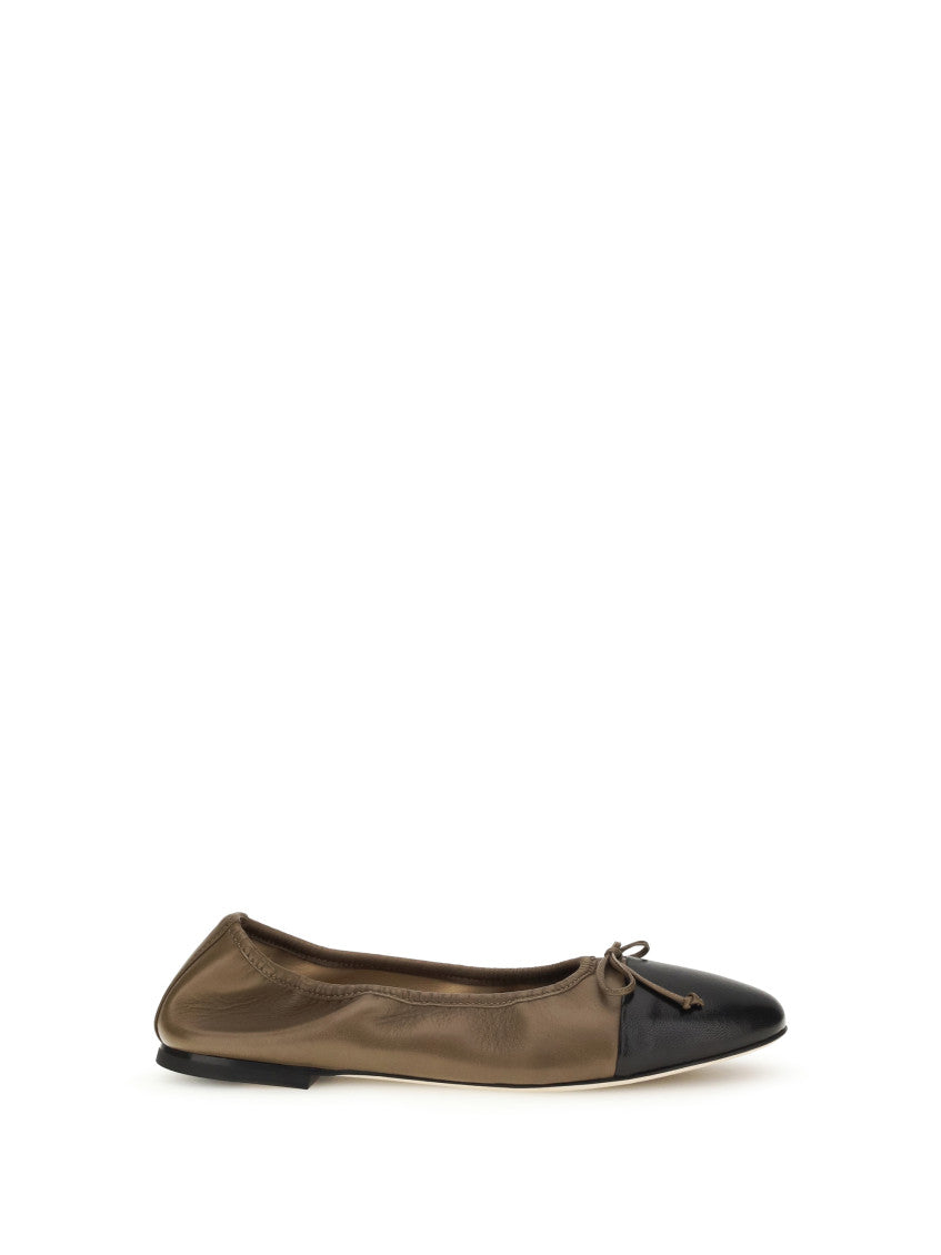 Brown Slip-on Ballet Flats 1