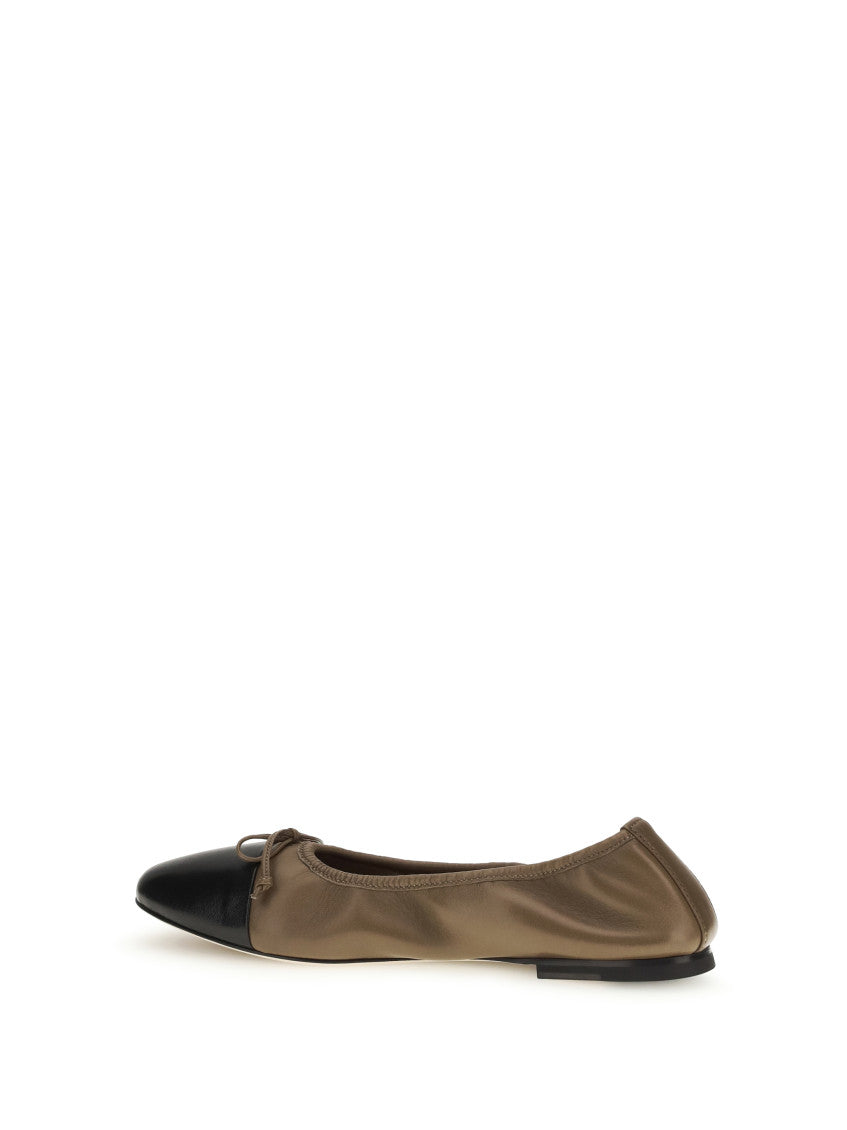 Brown Slip-on Ballet Flats 3