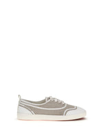 Beige Canvas Sneakers 1