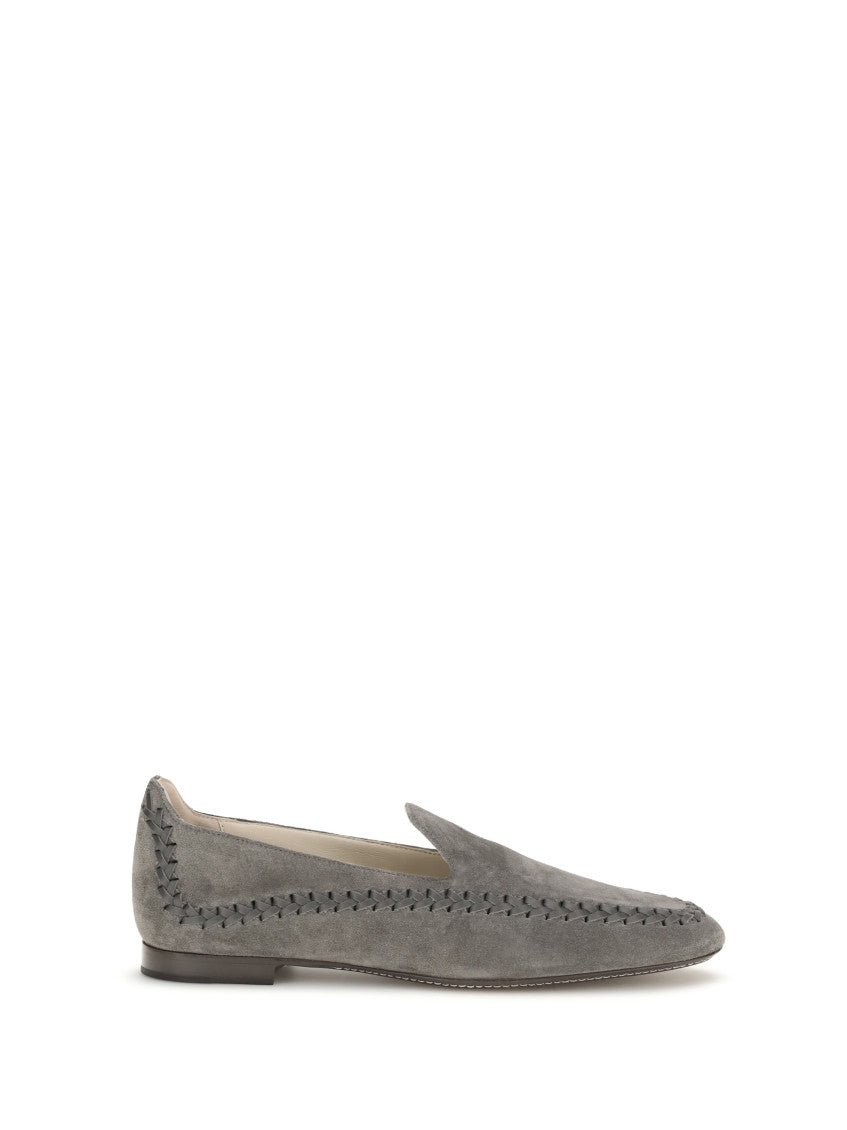 Grey Slip-on Loafers 1