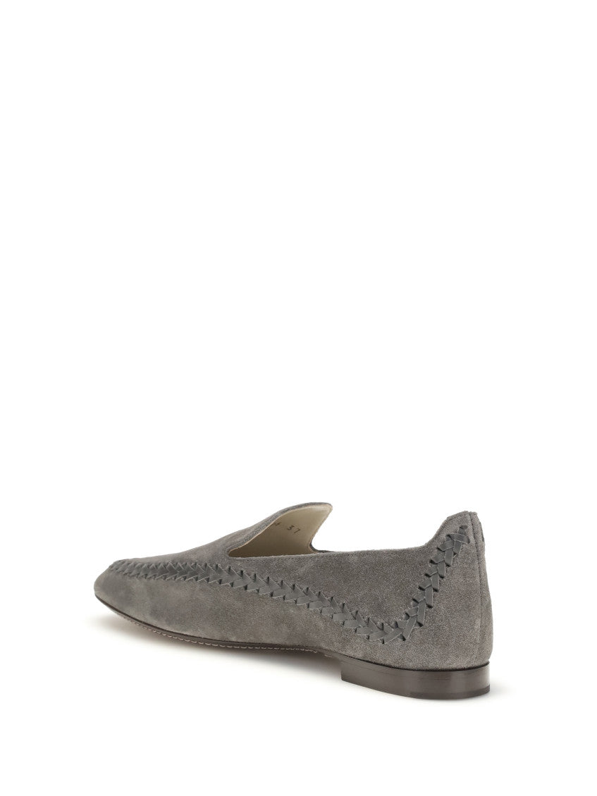 Grey Slip-on Loafers 3
