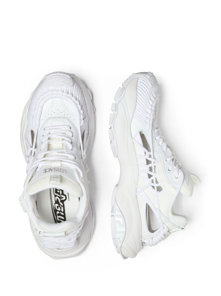 White Lace Up Sneakers 2