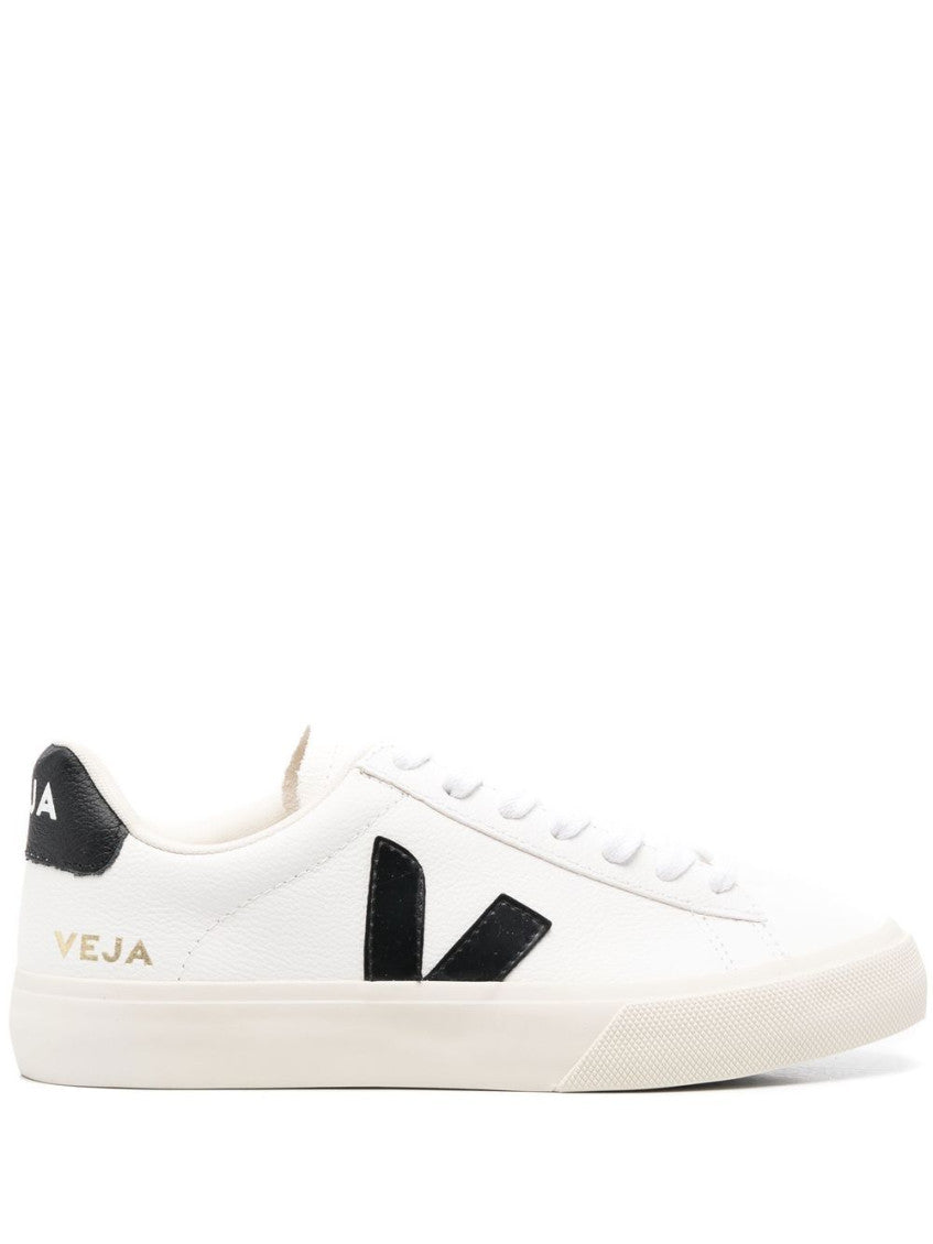 BlackWhite Logo Sneakers 1