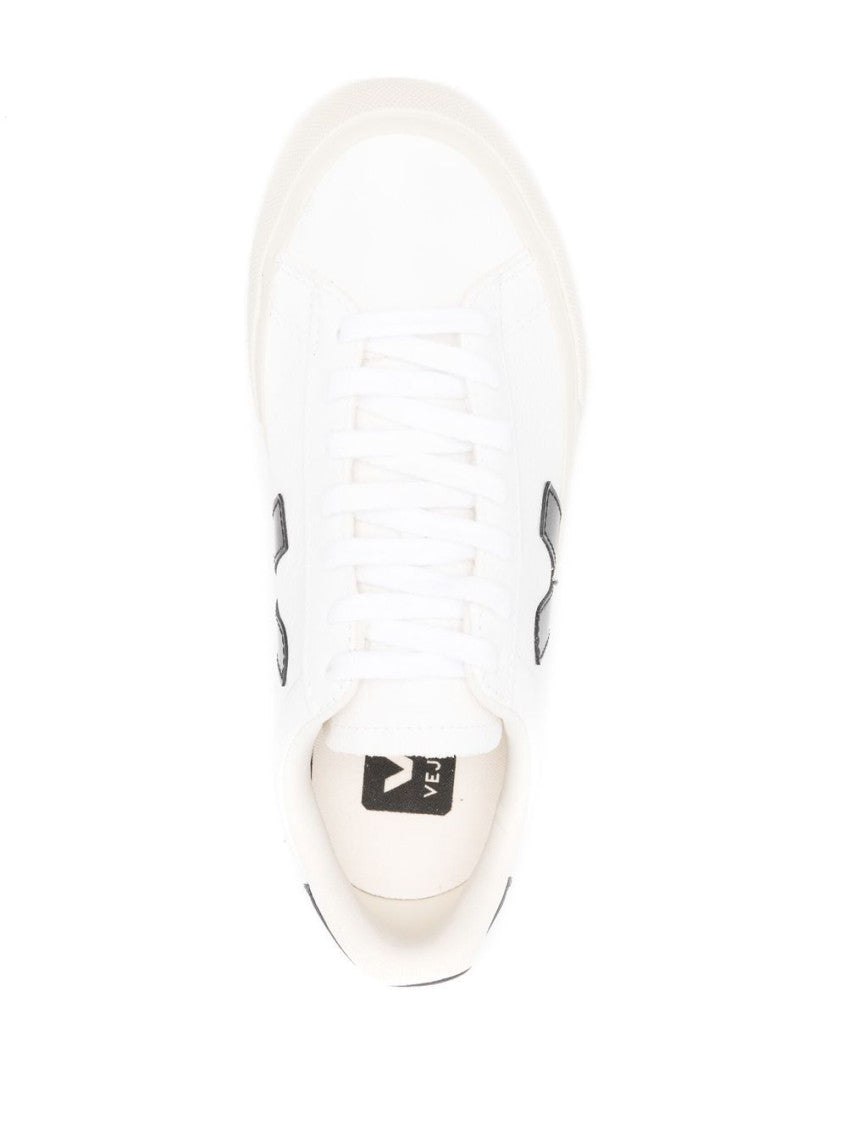 BlackWhite Logo Sneakers 4
