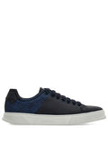 Navy Lace Up Sneakers 1