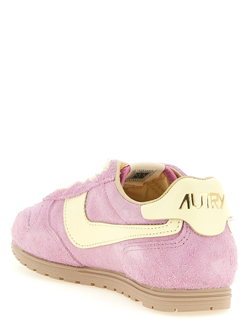 Pink Logo Sneakers 3