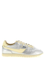 Silver Logo Sneakers 1