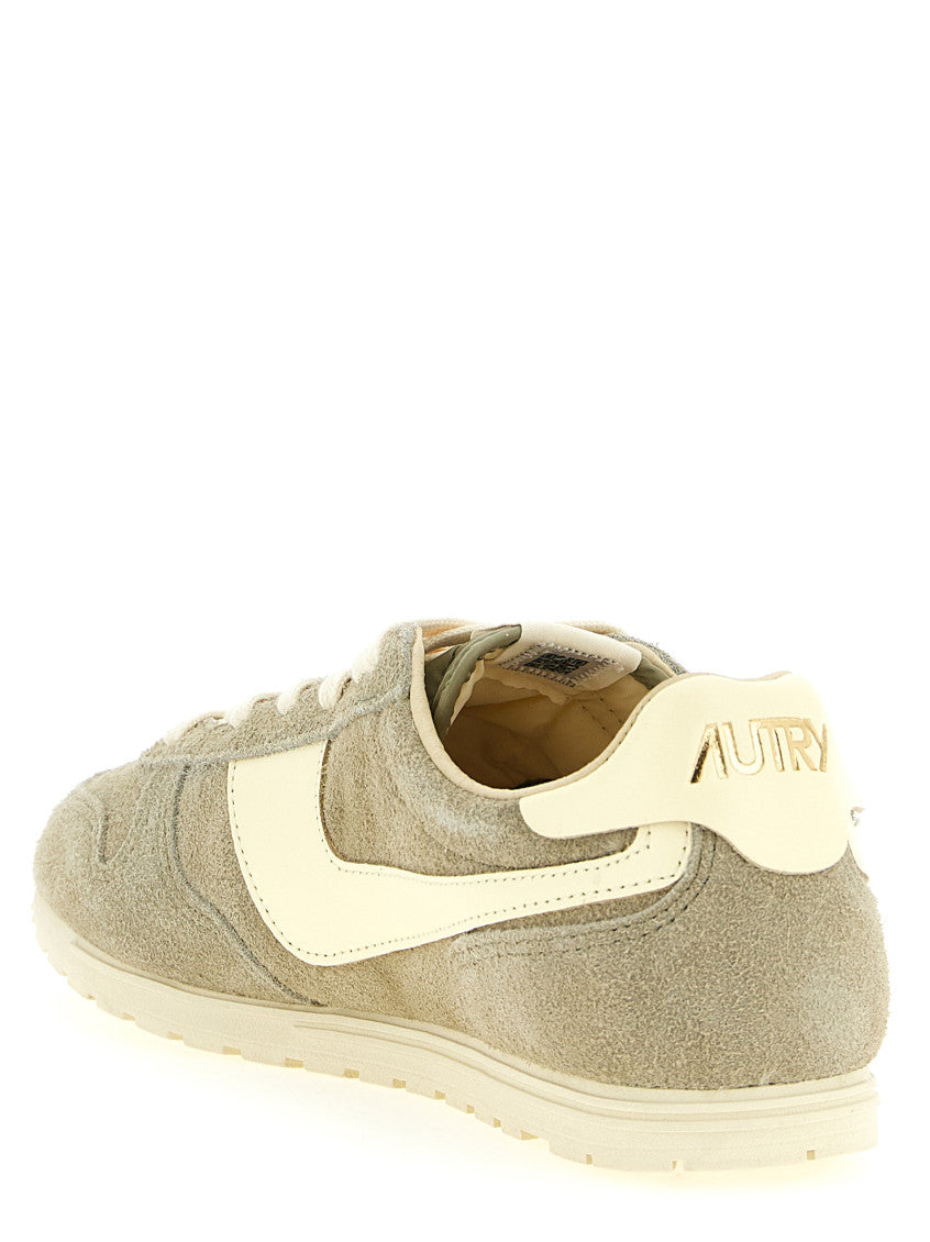 Grey Lace Up Sneakers 3