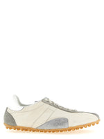 Grey Lace Up Sneakers 1