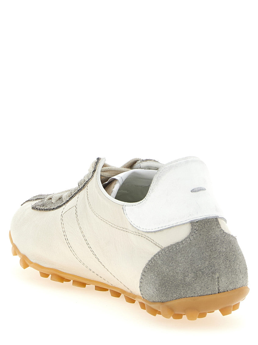 Grey Lace Up Sneakers 3
