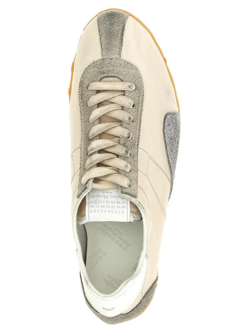 Grey Lace Up Sneakers 4