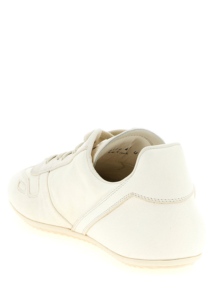 White Lace Up Sneakers 3