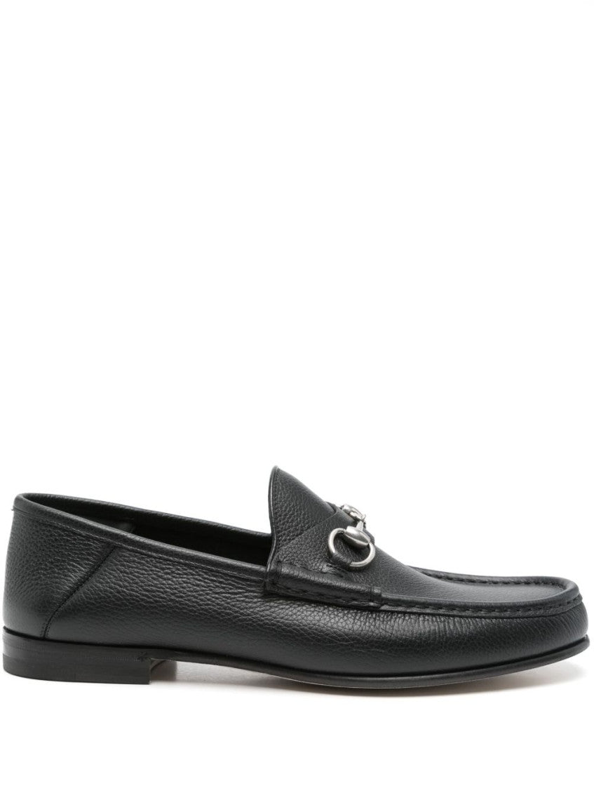 Black Leather Loafers 1