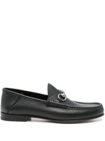 Black Leather Loafers 1