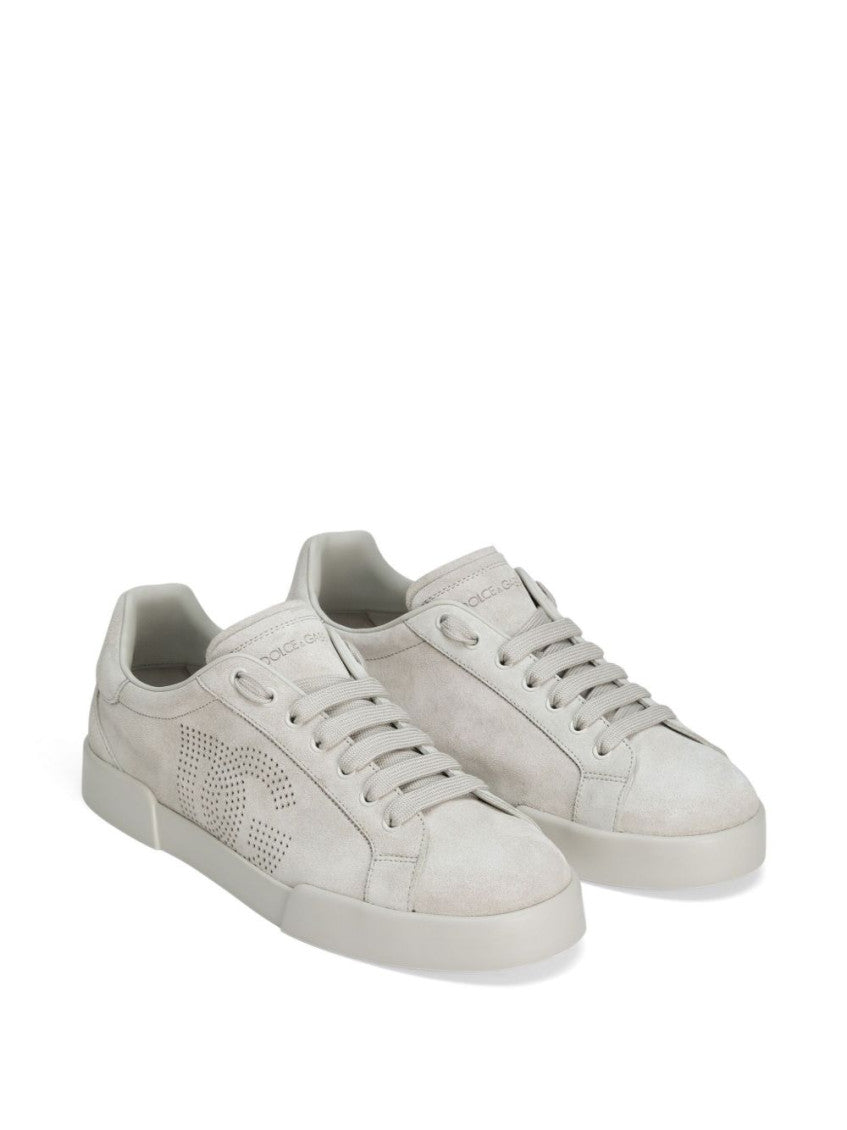 White Logo Sneakers 4