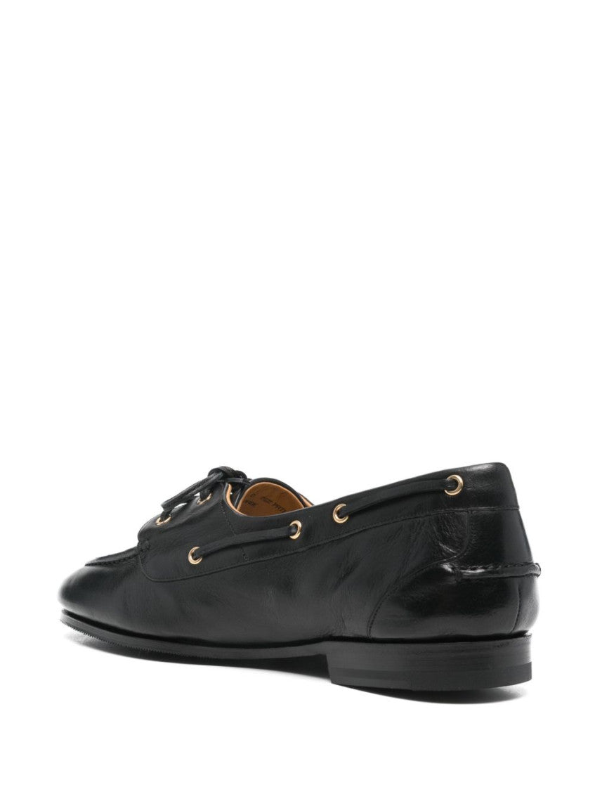Black Lace Up Loafer 3