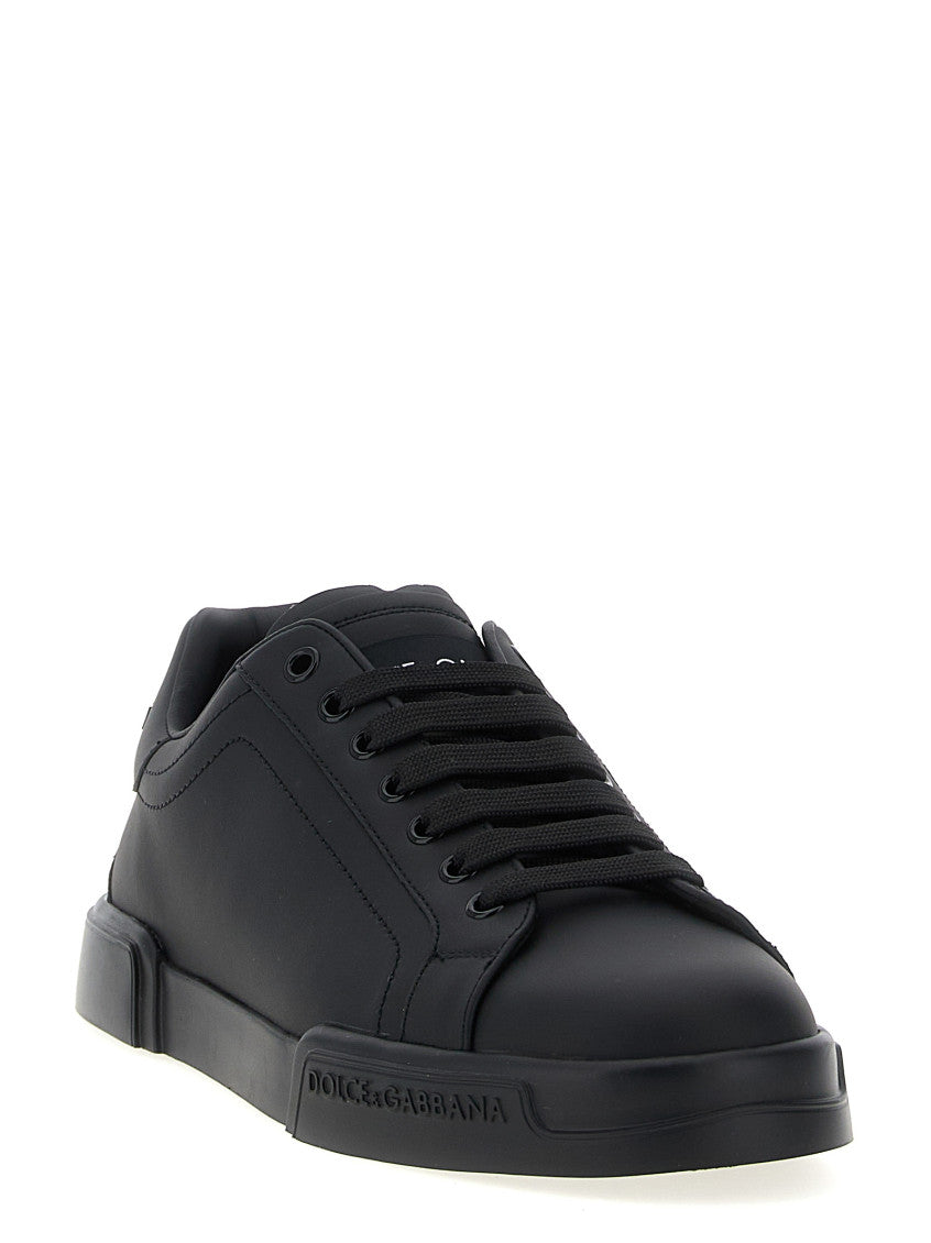 Black Lace Up Sneakers 2