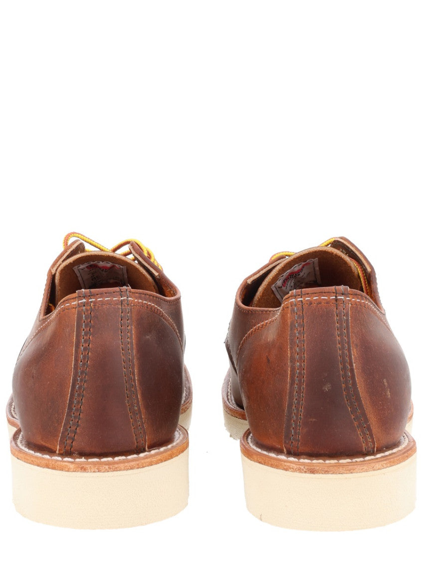 Brown Leather Lace-up Shoes 4