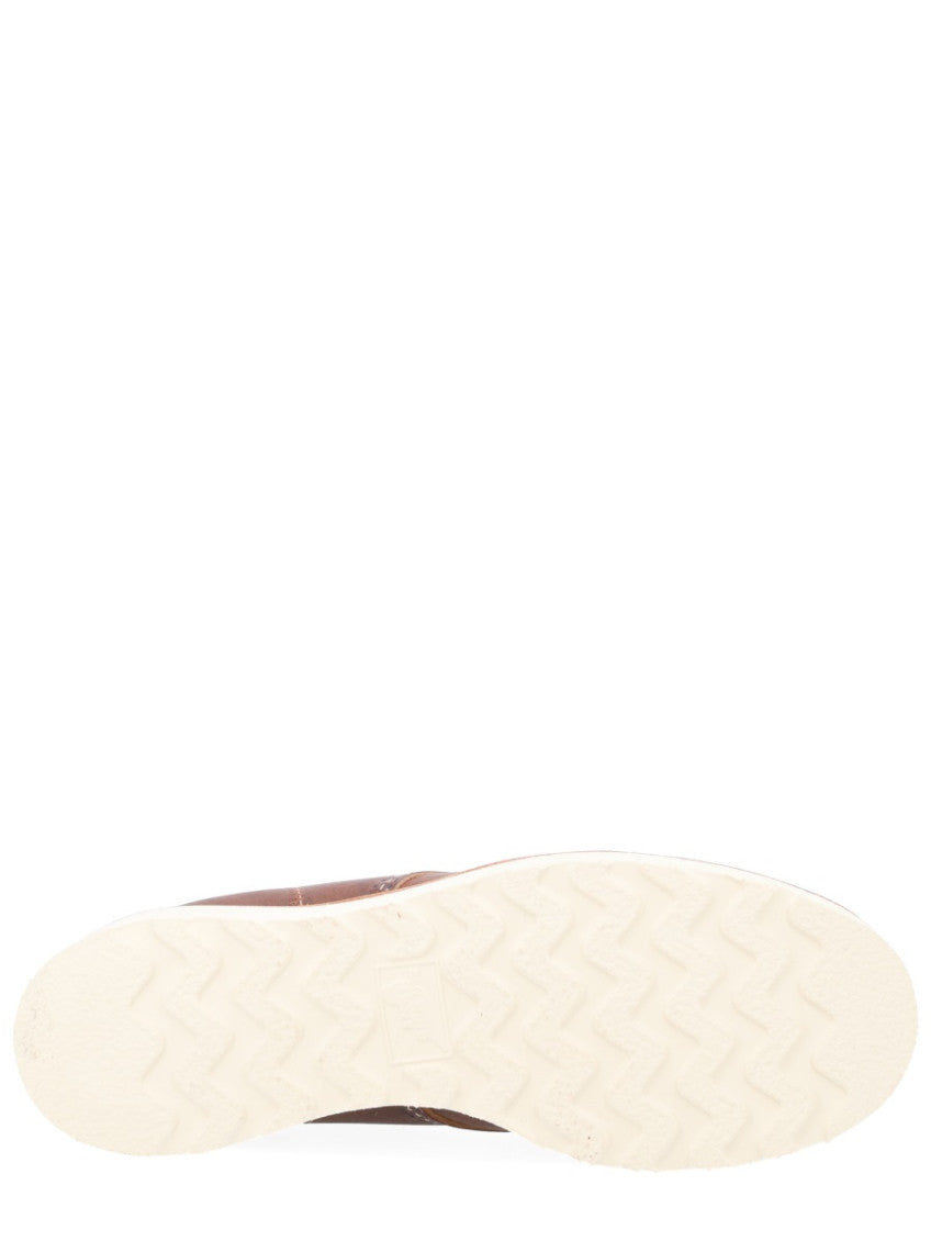 Brown Leather Lace-up Shoes 6