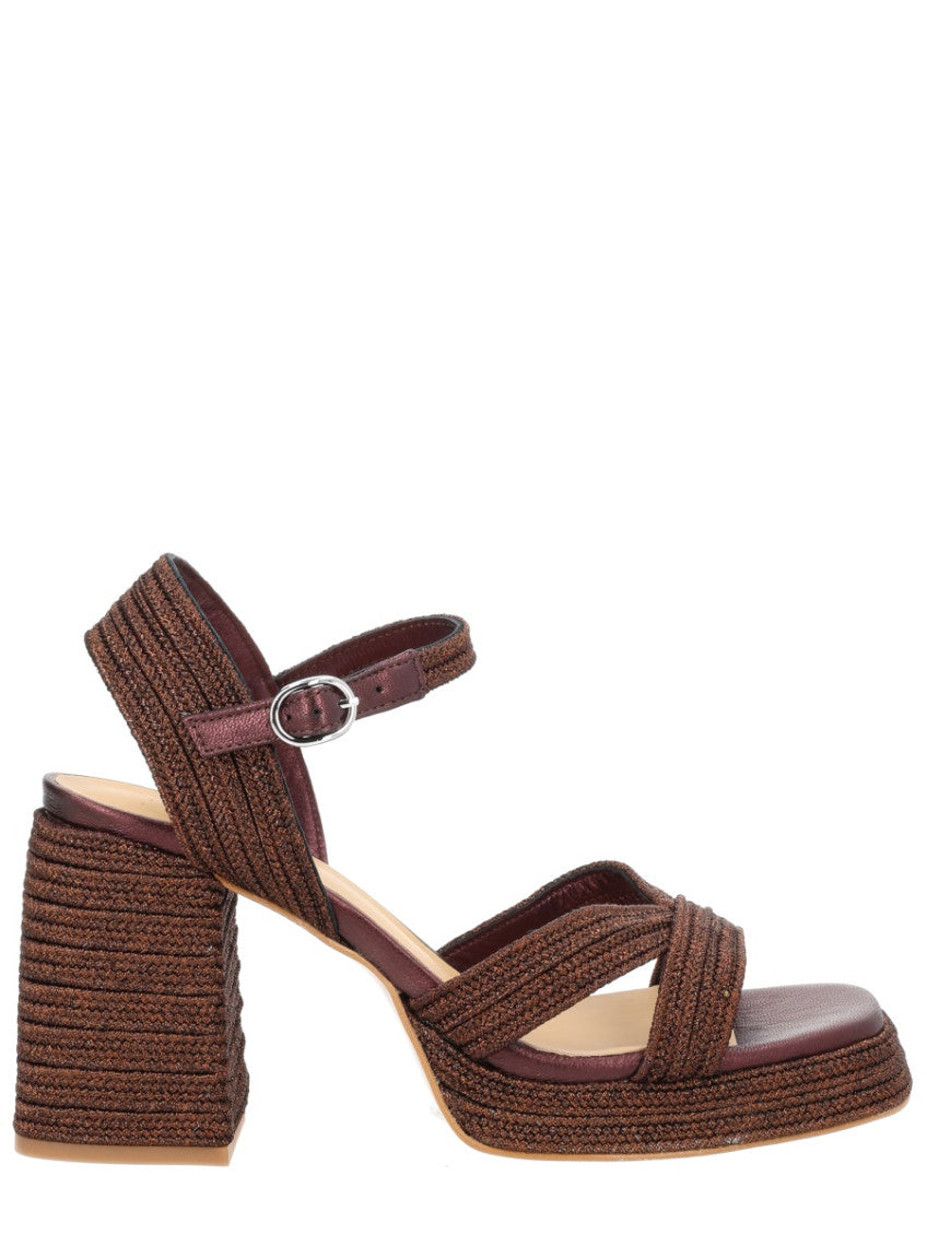 Brown Solid Valley Heels 1