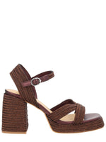 Brown Solid Valley Heels 1