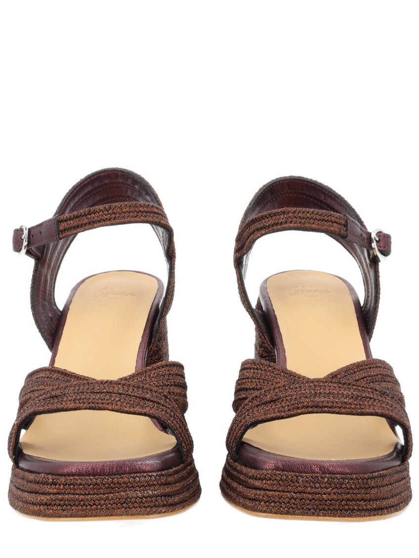 Brown Solid Valley Heels 3