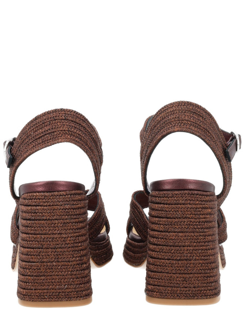 Brown Solid Valley Heels 4