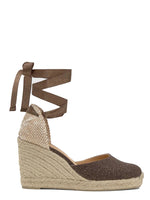 Brown Textured Carina Wedges 1