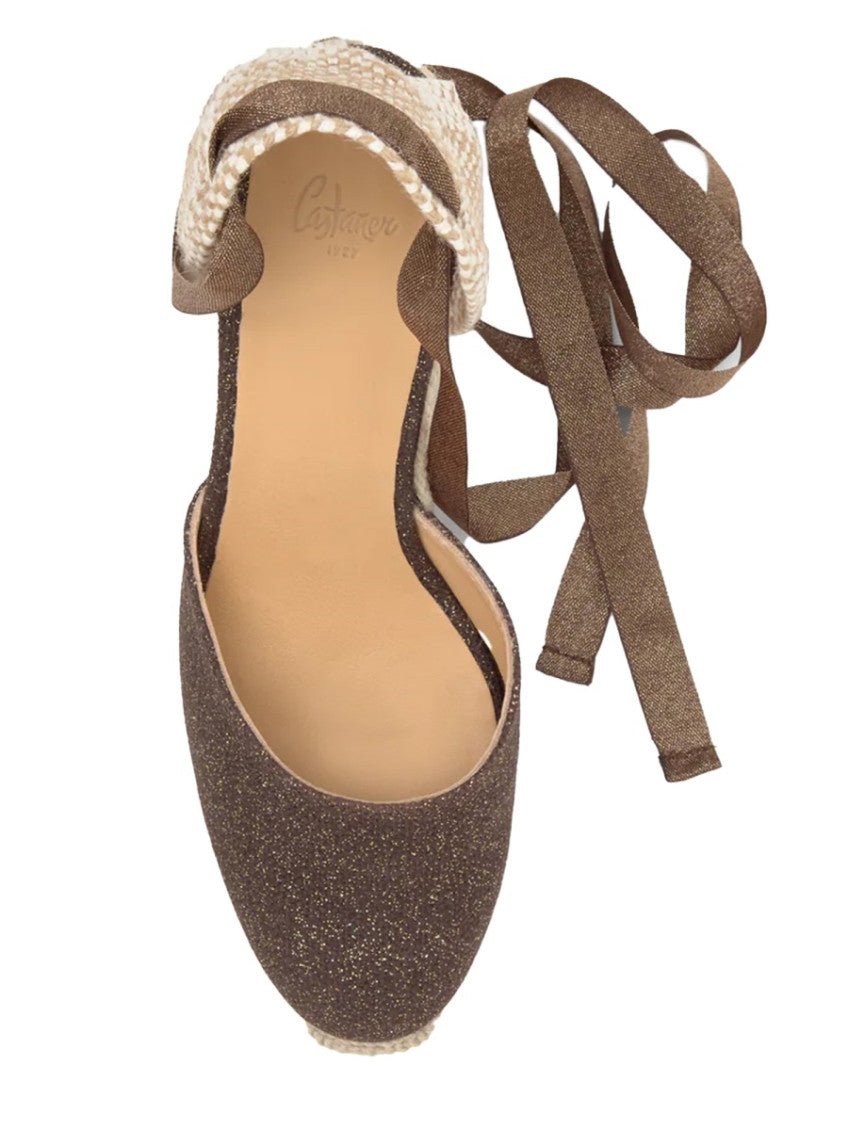 Brown Textured Carina Wedges 3