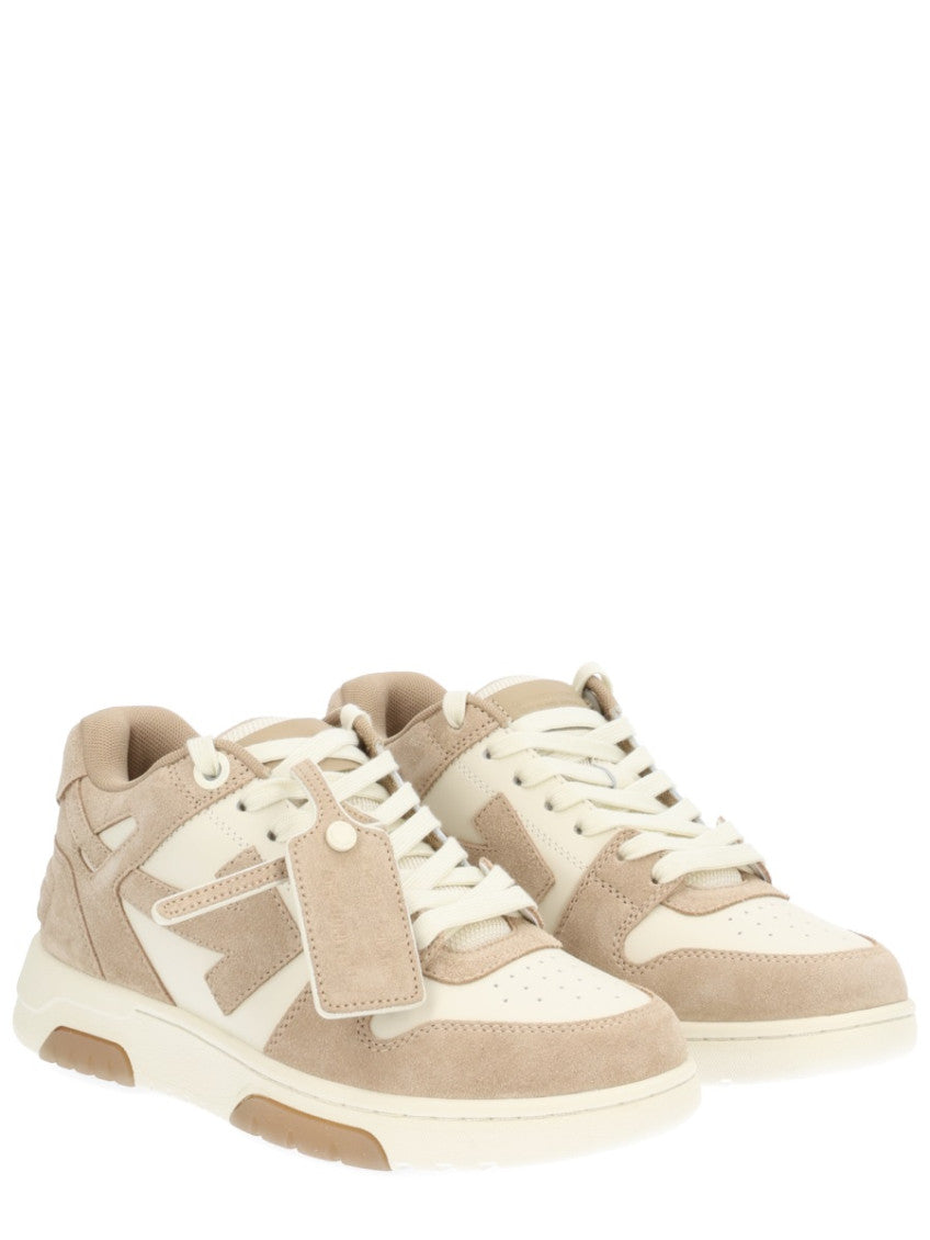 Beige Logo Sneakers 2