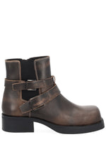 Brown Leather Yuri Boots 1