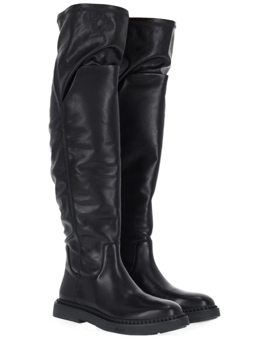Black Solid Maxim Boots 2