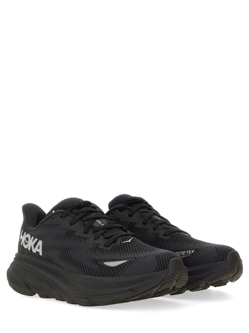 Black Logo Clifton 9 Sneakers 3
