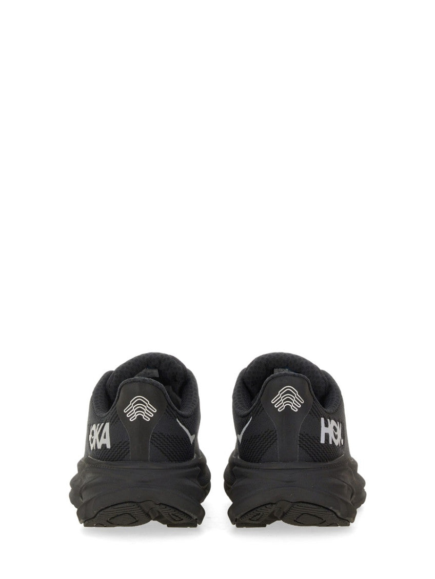 Black Logo Clifton 9 Sneakers 4