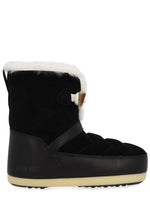 Black Solid Igloo Boots 1