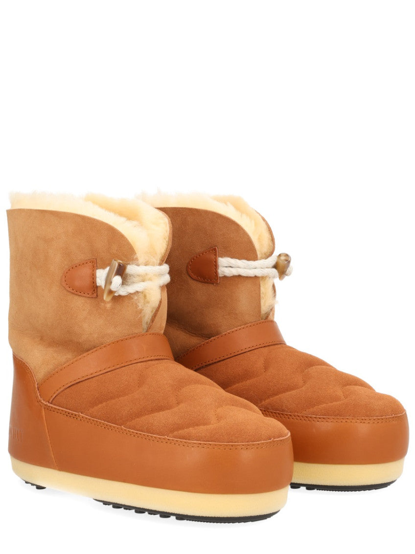 Tan Slip-on Boots 2