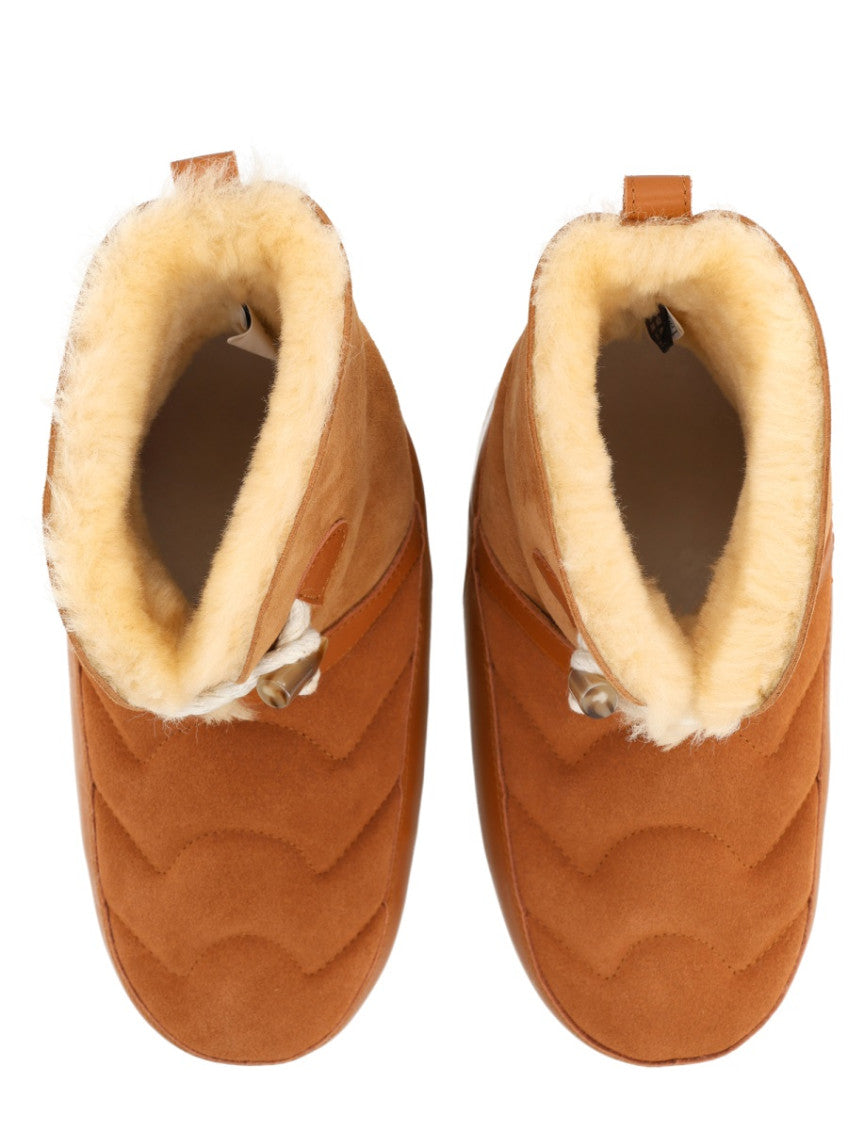 Tan Slip-on Boots 4